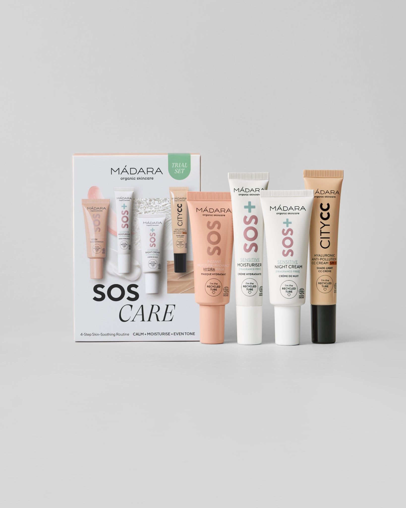 SOS Care 4 Step Skin Soothing Routine Set