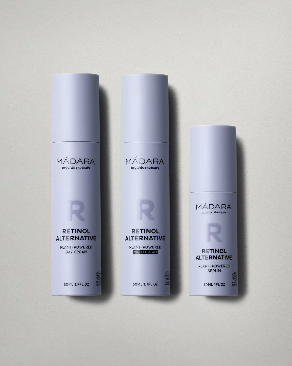 RETINOL ALTERNATIVE Dienas, nakts krēmu un seruma komplekts gludākai ādai