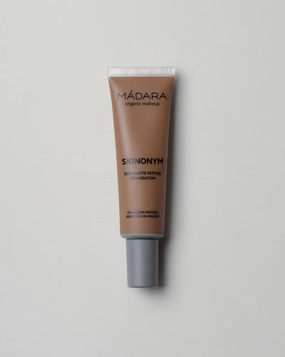 MÁDARA Organic Skincare skinonym foundation auburn A6094 foundation product photo on plain background.