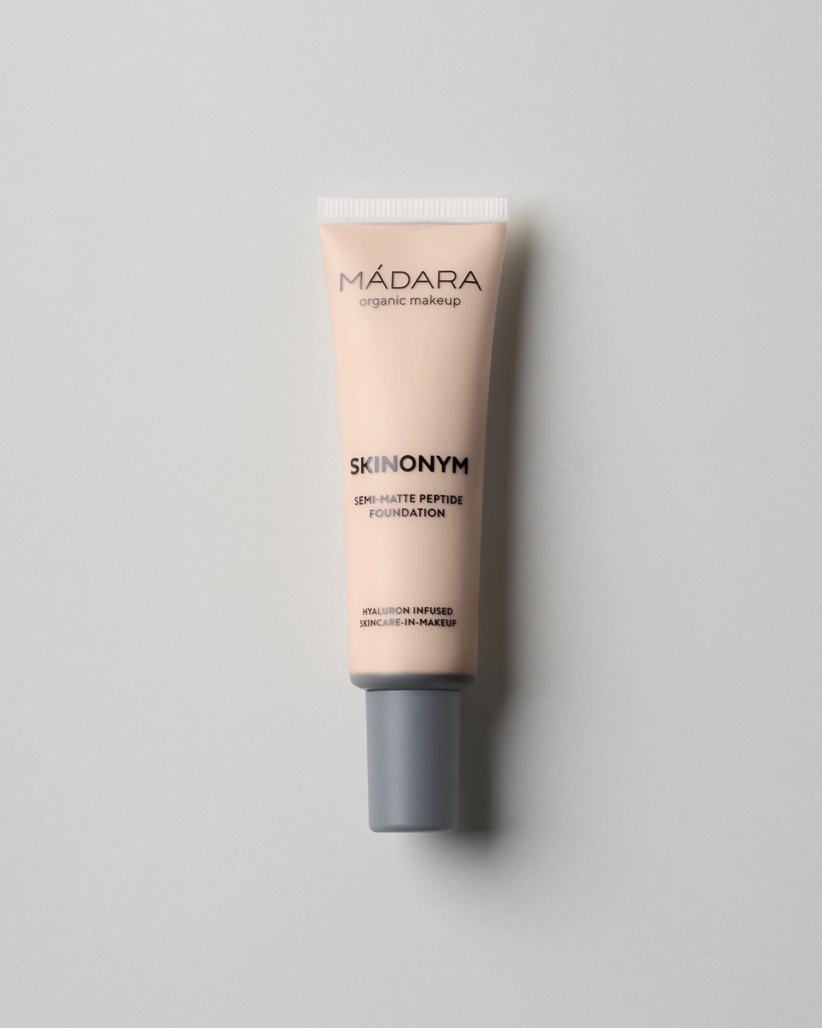 MÁDARA Organic Skincare skinonym foundation porcelain A6081 foundation product photo on plain background.