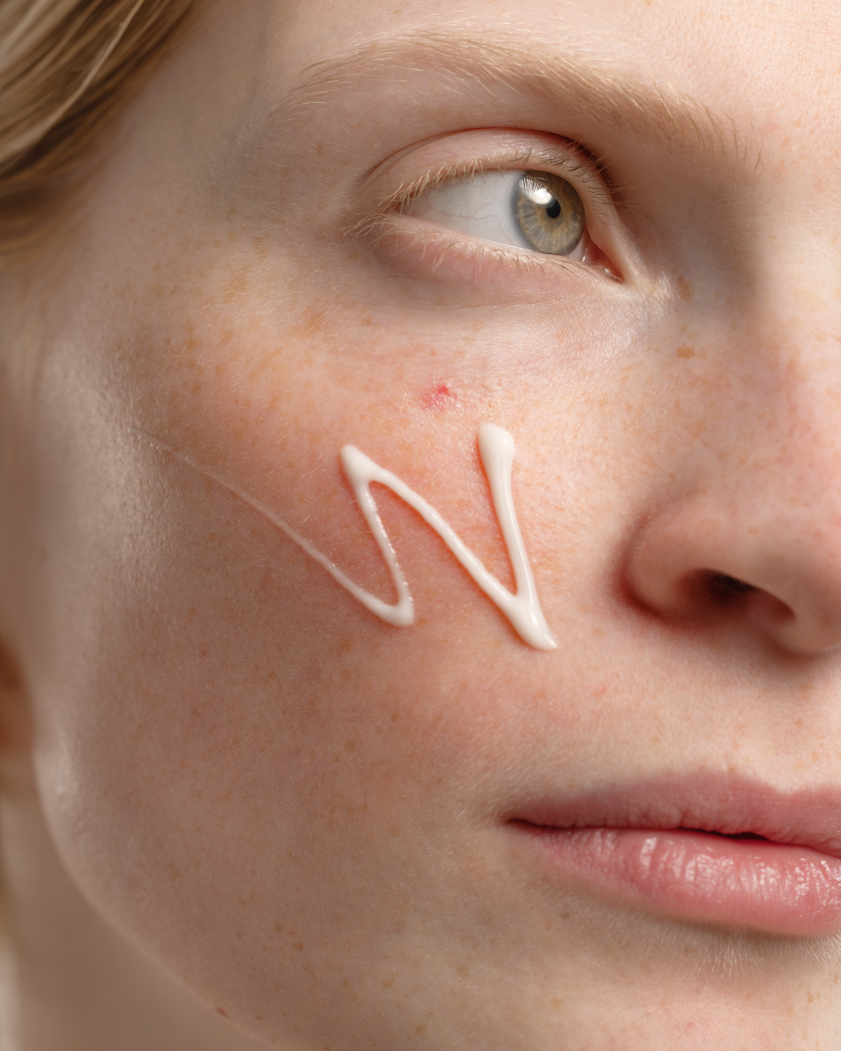 CICA Hydra Barrier centella cream on model