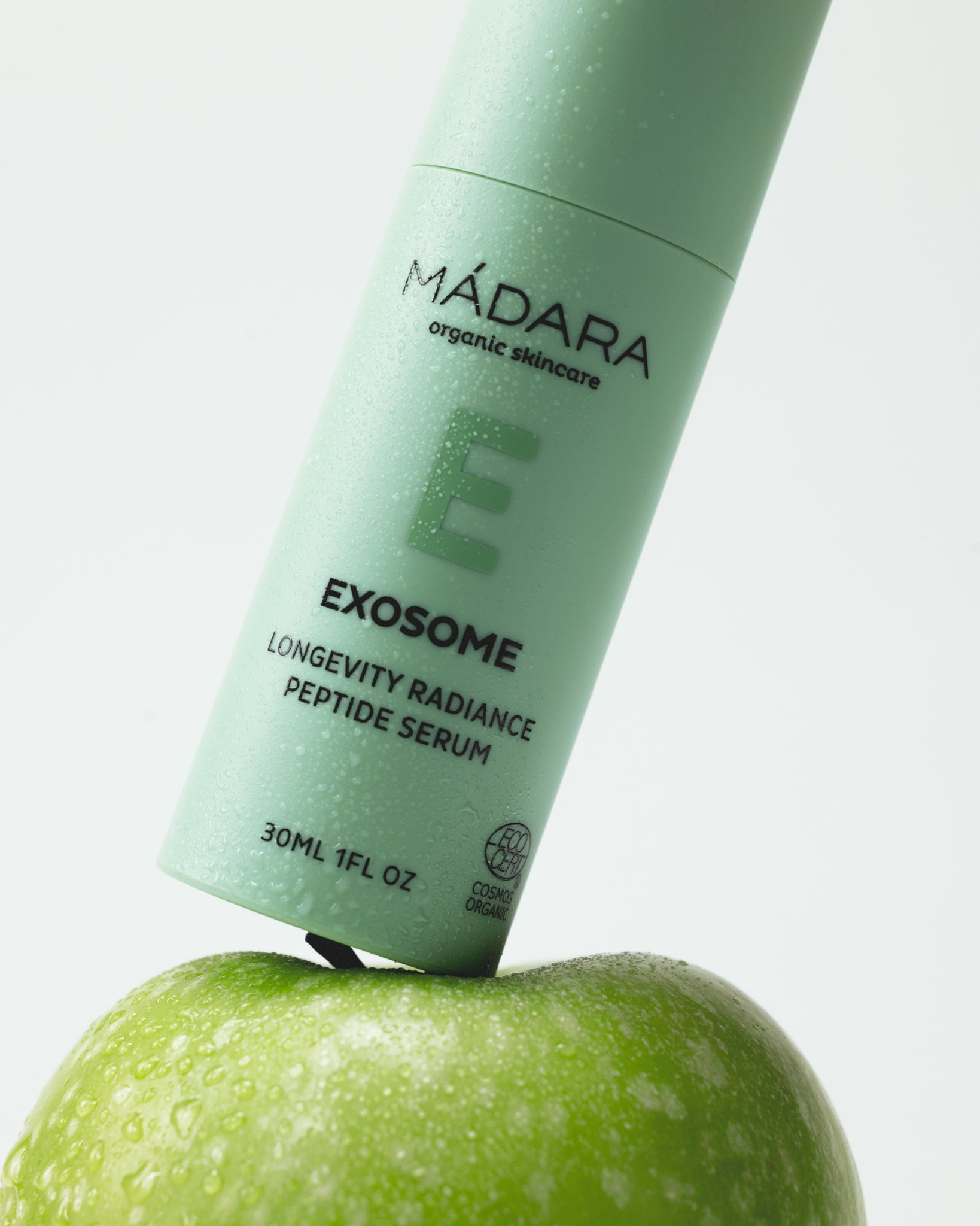 MADARA exosome longevity radiance peptide serum bottle