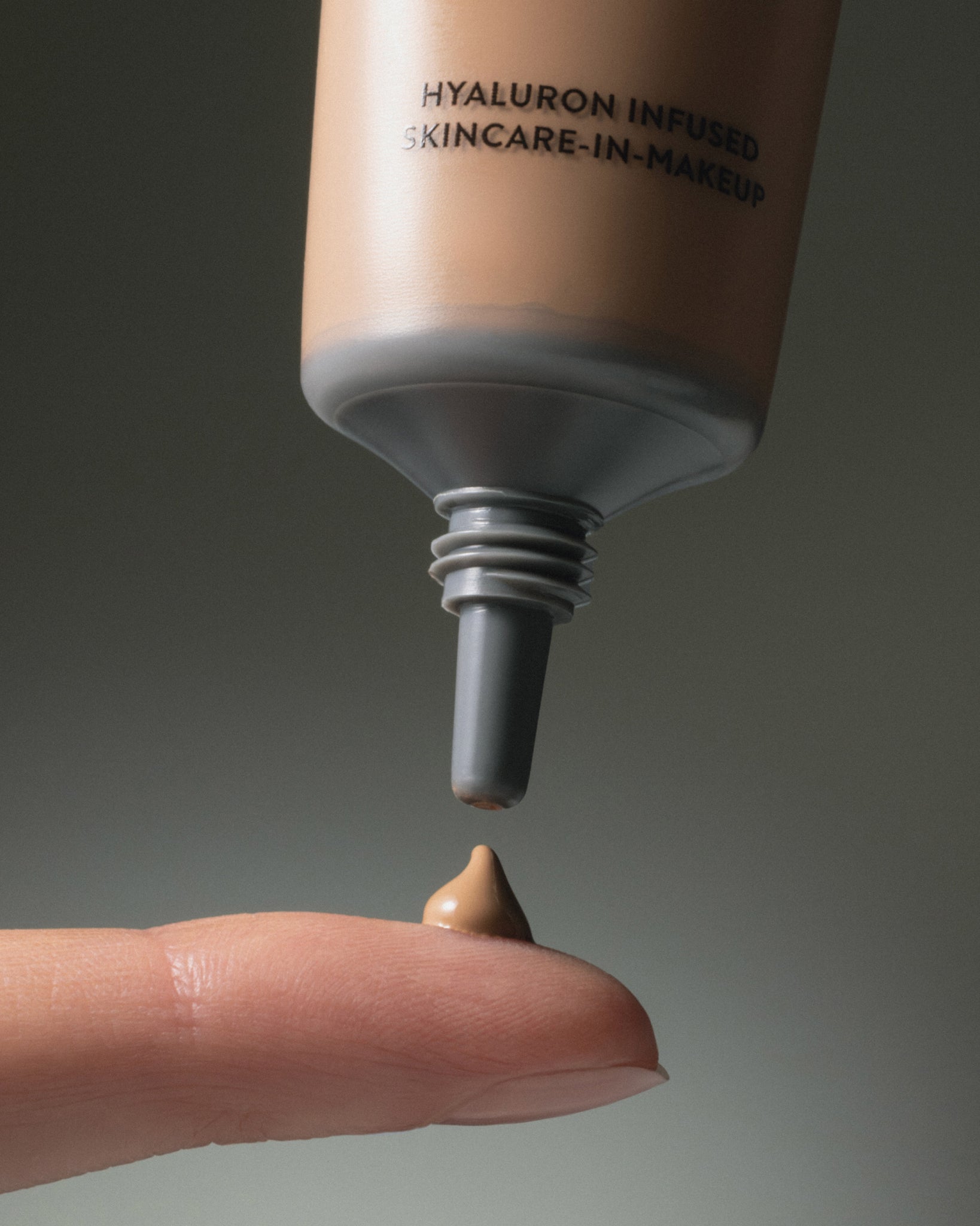 MÁDARA Organic Skincare semi matte peptide foundation A6096 foundation product photo on plain background.