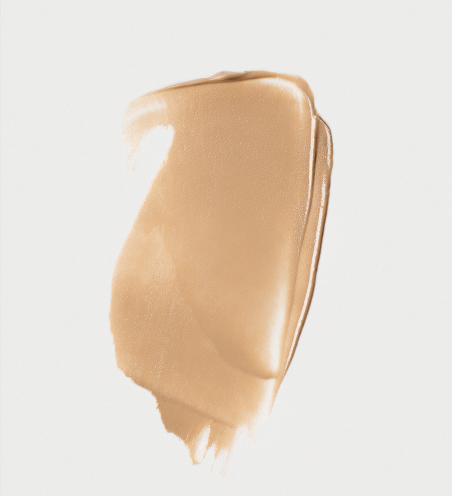 Beige CC cream swatch showing the product’s creamy texture