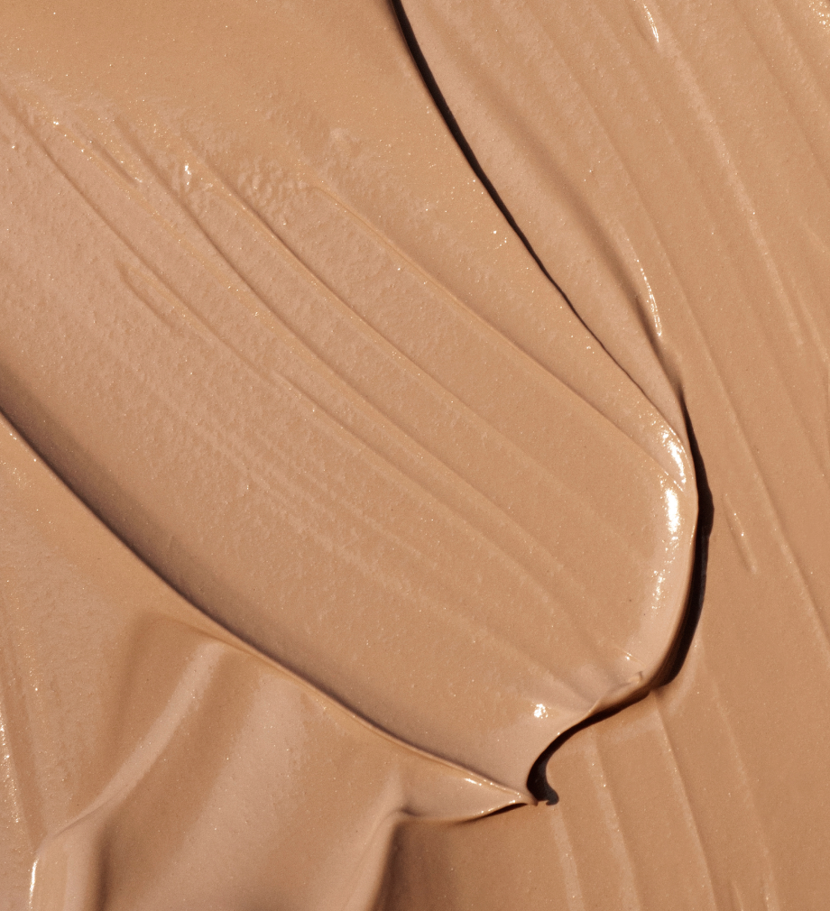 Beige CC cream swatch showing the product’s creamy texture