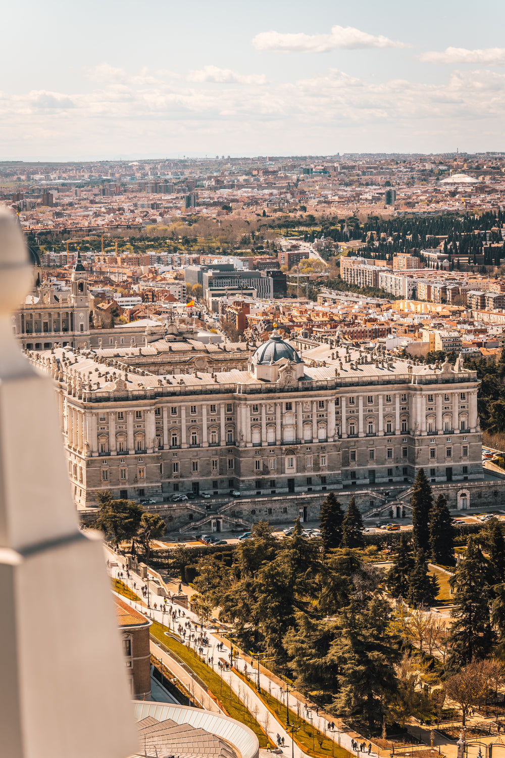 madrid city view of buildings